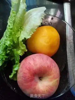 Make Apple peach salad step 0