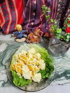 Make Apple peach salad step 5