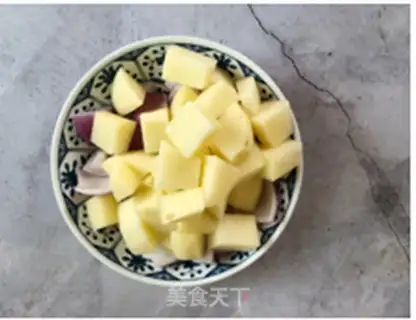 Make Cracked potatoes, red cow step 2