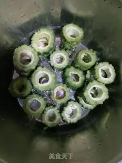 Make Bitter melon step 1