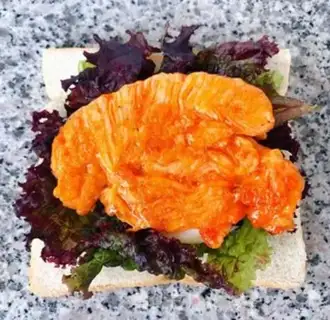 Make Chicken steak toast sandwich step 6
