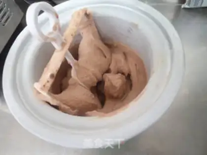 Make Chocolate ice cream step 15