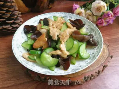 Make cucumber black-mucked meat step 5