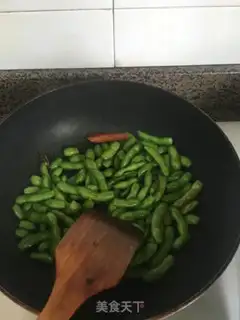 Make Garlic beans step 1
