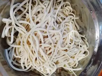Make Soy noodles step 6