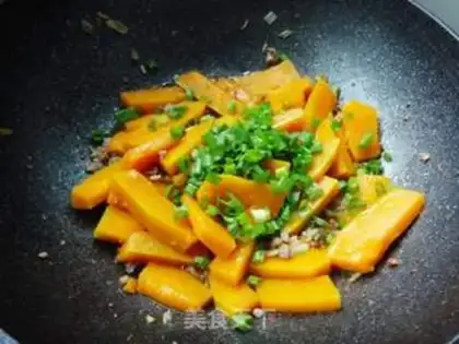 Make Pumpkin burning with meat step 6