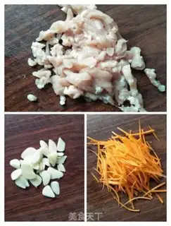 Make Dry tofu cucumber onions step 2