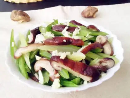 Make Celery with mushrooms step 9