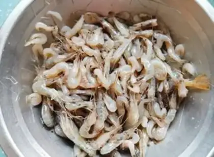 Make Dried shrimp step 1
