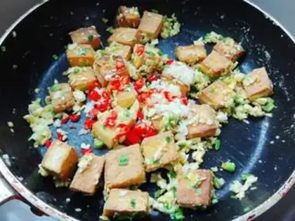 Make Gold tofu step 7