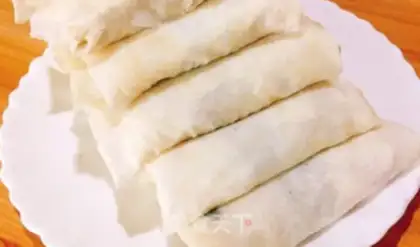 Make Spring rolls step 6
