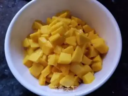 Make Mango butter and rice step 5