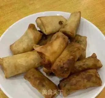 Make Spring rolls step 8