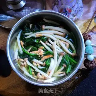 Make Crab mushroom spinach soup step 9
