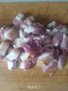 Make Soy tofu and red meat step 1