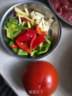 Make Tomato beef step 0