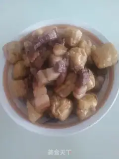 Make Soy tofu and red meat step 7