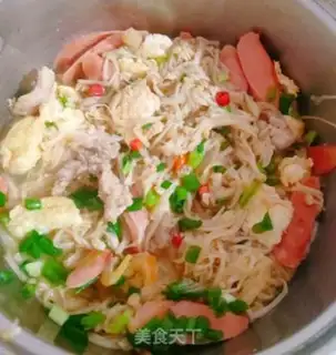 Make Golden pins and mushrooms and Japanese tofu step 6