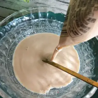 Make Peach yogurt bowl step 3