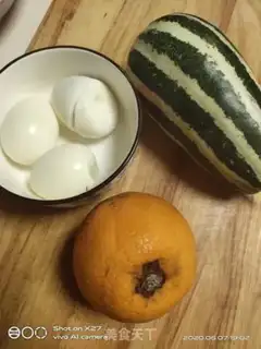 Make Melon egg salad step 2