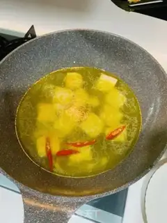 Make Tofu soup step 3