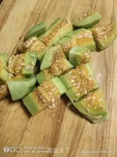 Make Melon egg salad step 3