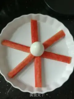 Make Crab sticks steam eggs step 0