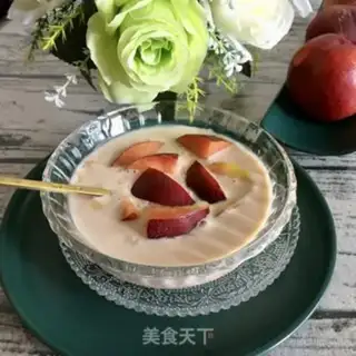 Make Peach yogurt bowl step 6