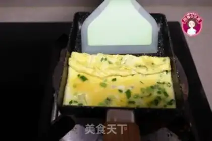 Make Onion thick egg fever step 6
