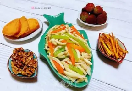 Make Celery carrots with white mushrooms step 11
