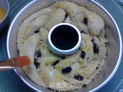 Make A fragrance of raisin raisin and coconut bouquet bread step 20