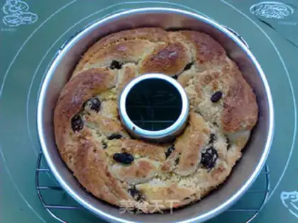 Make A fragrance of raisin raisin and coconut bouquet bread step 22