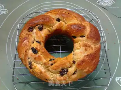 Make A fragrance of raisin raisin and coconut bouquet bread step 23