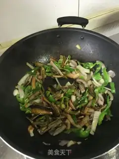 Make The green pepper onions step 6