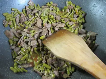 Make Beef soybeans step 12