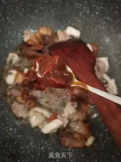 Make cucumber fried meat step 2