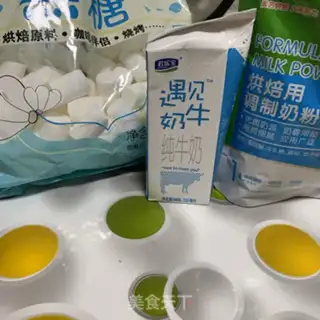 Make Milk pudding ice cream step 0