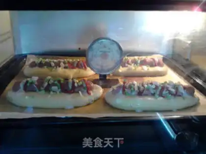 Make Creaming beef sausage onion bread step 12
