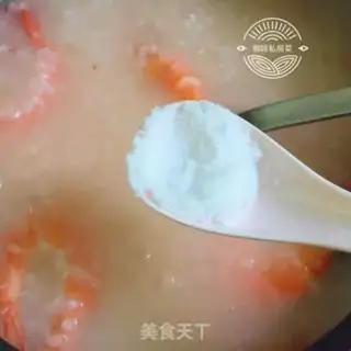 Make Seafood congee step 14