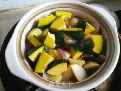 Make Pumpkin potato steak step 9