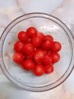 Make Watermelon ball step 2