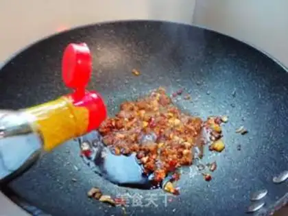 Make Meat and bean red rice step 7