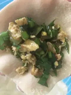 Make Cream egg fan shrimp skin step 3