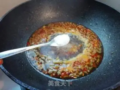Make Meat and bean red rice step 9