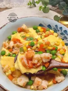 Make Five-colour steamed eggs step 15