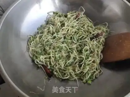 Make Jealousy bean sprouts step 8