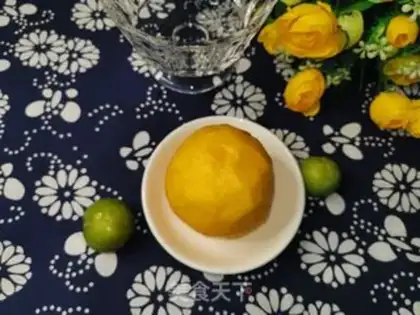 Make Peach yogurt ice cream step 1
