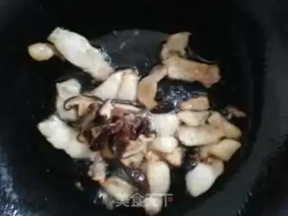 Make Four seasons of bean meat step 5