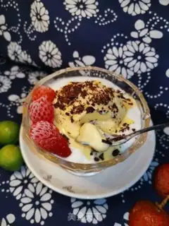 Make Peach yogurt ice cream step 6