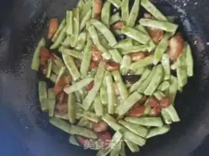 Make Four seasons of bean meat step 7